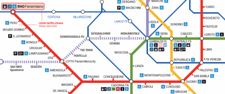 raggiungere la fiera di Milano a Rho